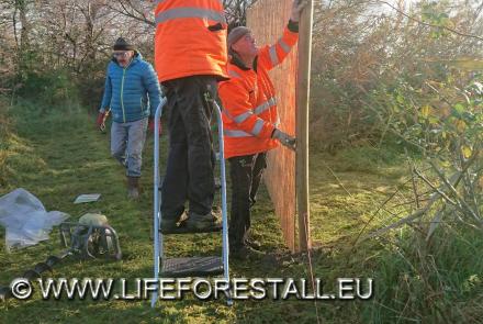 Installazione cannucciato